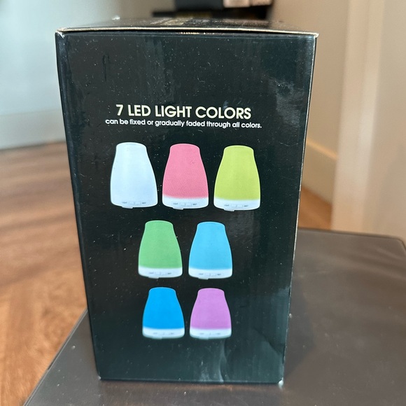 NWT Pure Essential Oil Works Tranquility Ultrasonic Oil Diffuser + Oils - Picture 2 of 7